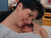 Nate and Jocie duing kangaroo care session Part 2  (63920 bytes)