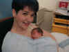 Nate and Jocie duing kangaroo care session  (62617 bytes)