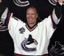 Mark in a Canucks jersey for the first time