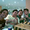 With my high school friends Carlos, Mickey and Jon