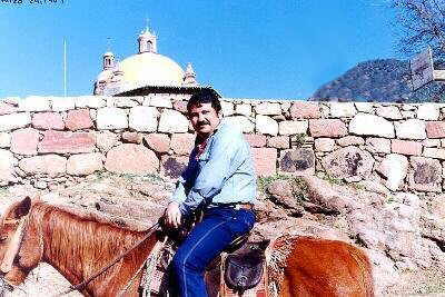On horse back in Chihuahua