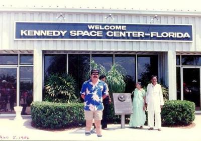 At the Kennedy Space Center