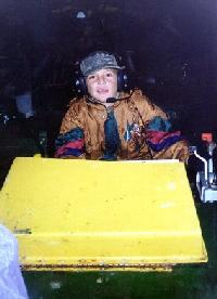 Junior in the Airboat.