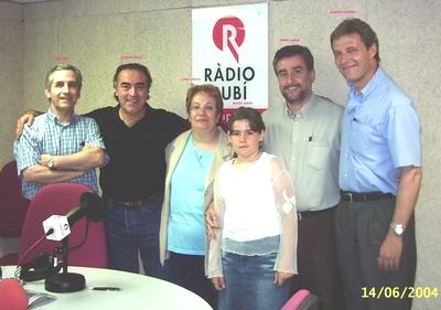 Pere, Toni, Lidia, Mara, Jordi i Ramon