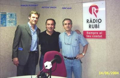 Ramon Puigvert, Toni Badia i Pere Mas.