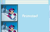 Minnie Skiing