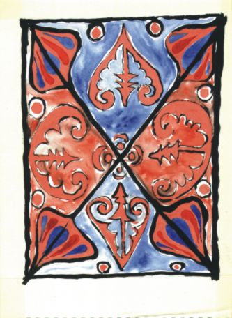 Socarrat. Art cer�mic valenci�. Motiu geom�tric.