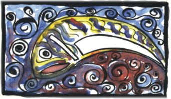 Socarrat. Art cer�mic valenci�. Peix