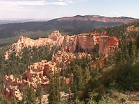 Looking south