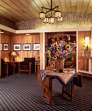 Entrance Lobby at the Big Sur Lodge