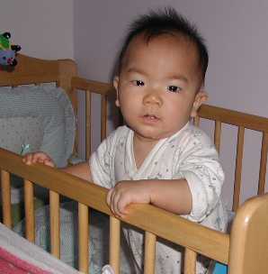 Daddy just found out I can stand... yippeee!