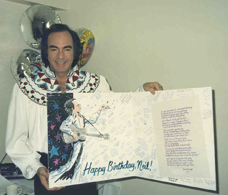 Neil with birthday card