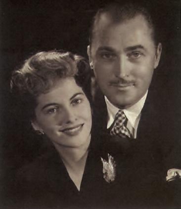 Joan with first husband, Brian Aherne