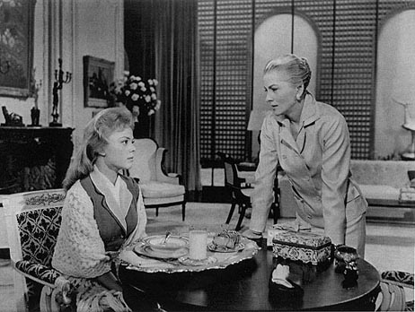 Christine Carere and Joan Fontaine