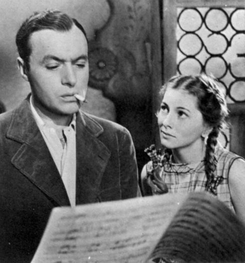 Charles Boyer and Joan Fontaine