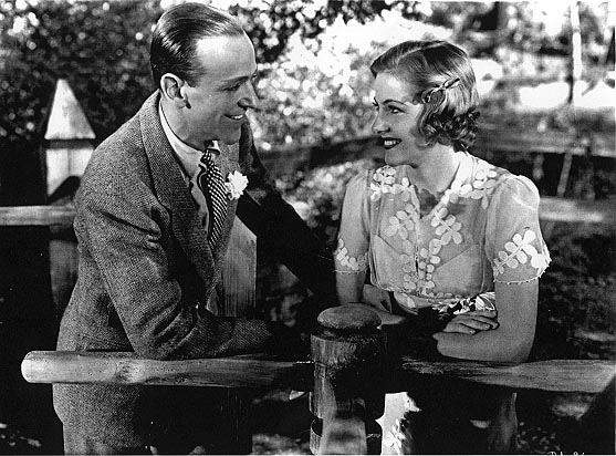 Fred Astaire and Joan Fontaine