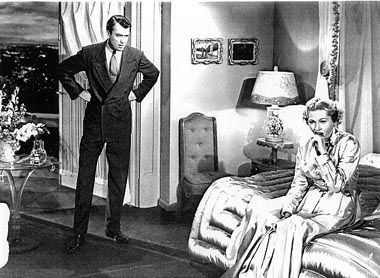 Jimmy Stewart and Joan Fontaine