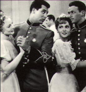 Ann Evers, Cary Grant, Joan Fontaine and Douglas Fairbanks, Jr.
