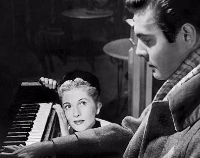 Joan Fontaine and Louis Jourdan