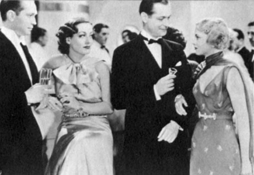 Franchot Tone, Joan Crawford, Robert Montgomery and Joan Fontaine