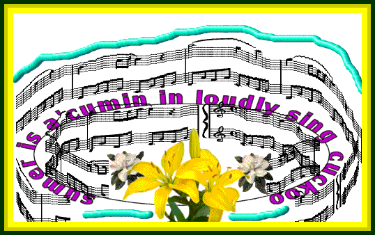 musically curved text