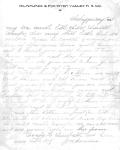 Letter John M. Saemann to grand-daughter Elizabeth Saemann