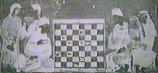 Africans playing chest