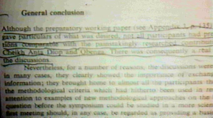 General conclusion