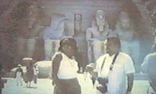 Group outside Abu Simbel