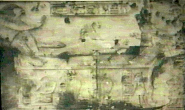image of Immaculate Conception on temple wall