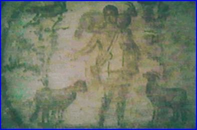 Jesus on catacombs