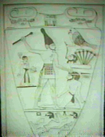 King with a mace