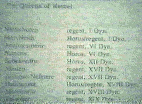 List of horus queens