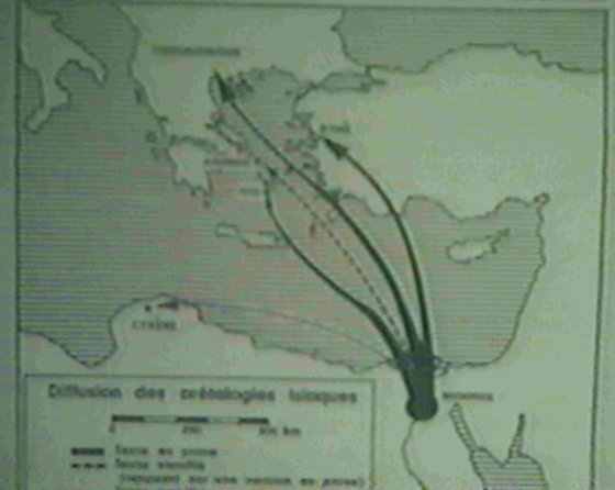 Map from egypt