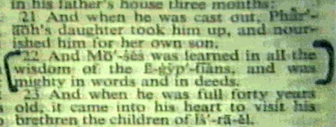 Moses Acts
