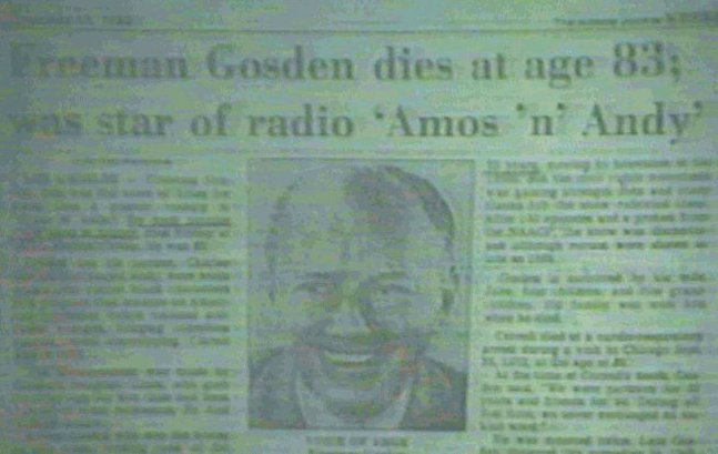 Radio show_Amos and Andy