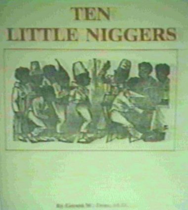 Book titled Ten little niggers