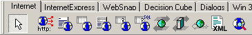 Paleta de componentes Internet do Delphi