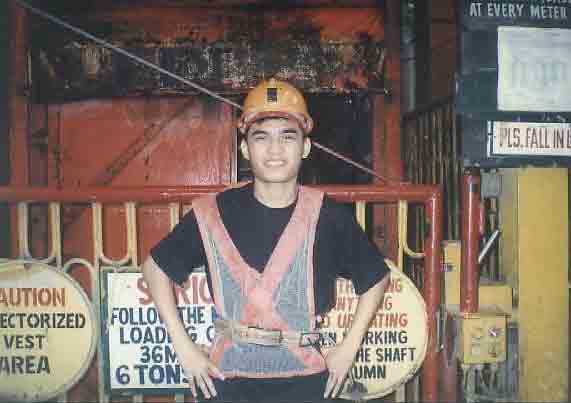 At a Mining Site in Baguio