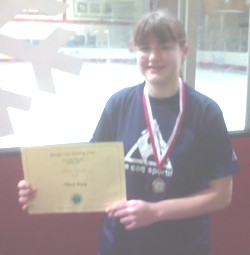 Rachel Johnson 3rd place Grade 4 competition