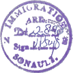Arrival Stamp