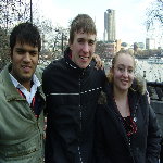 Sham, Loz and Jo @ London school of economics(LSE) IV