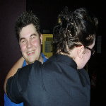 The incriminating photo of Andy hooking up with the dart lady