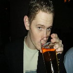 Me having a drink