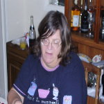 Pauline at christmas, 2005