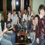 The teaching lot, plus a few extra mates at the Lounge, 2006 term 1