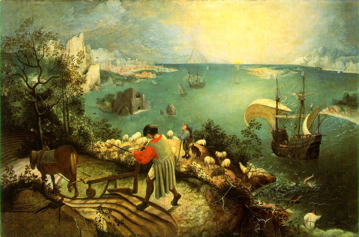 Landscape With The Fall of Icarus, Bruegel the Elder