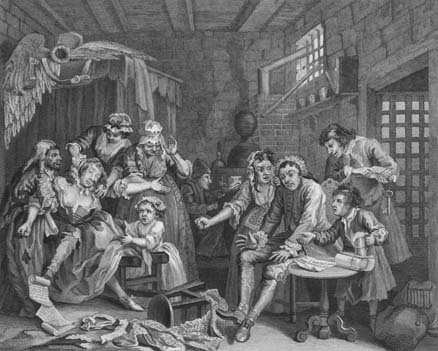 Prison-Scene, Hogarth