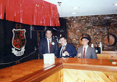 Fish, Dean & Josh behind the Bar