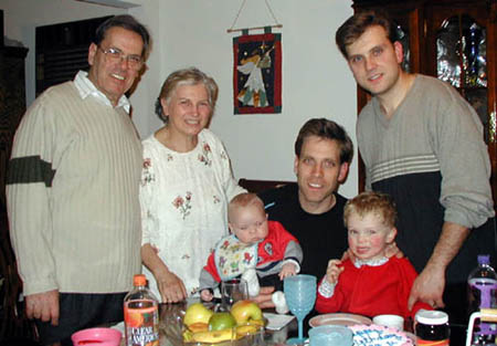 Dad, Mom, Frank, Nicholas, Raymond & I